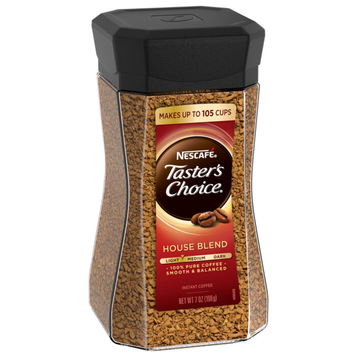 Nescafe, Taster'S Choice House Blend Instant Coffee, Case Of 4, 7 Oz - Image 1