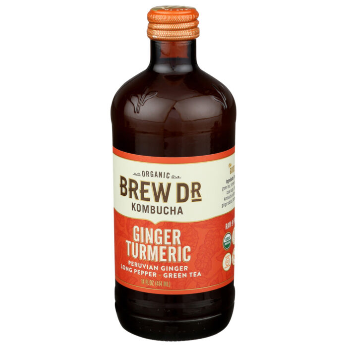 Brewdr Kombucha,Og2,Mtn Ginger 14 Fz - Image 1