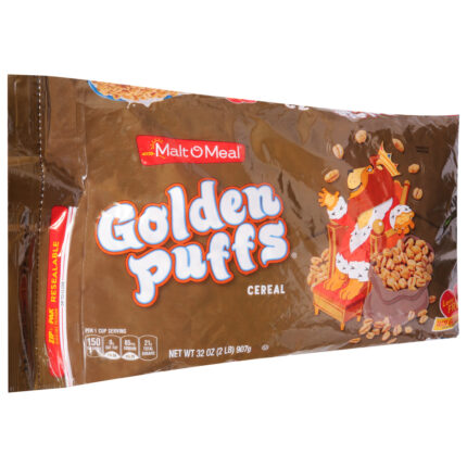 Malt-O-Meal, Golden Puffs Cereal, Case Of 6, 32 Oz