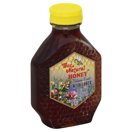 Bee Natural, Wildflower Honey, Case Of 12, 16 Oz