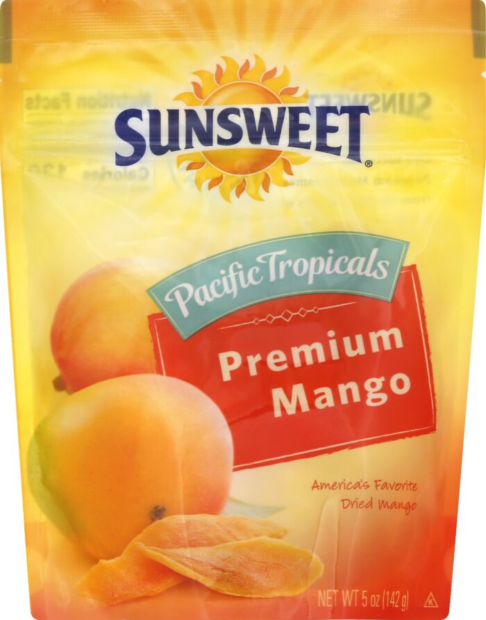 Sunsweet, Premium Dried Mango, Case Of 12, 5 Oz - Image 1