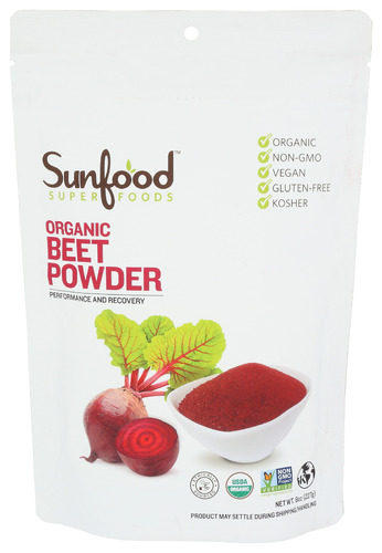 Sunfood Superfoods Beet Powder Organic 8 Oz