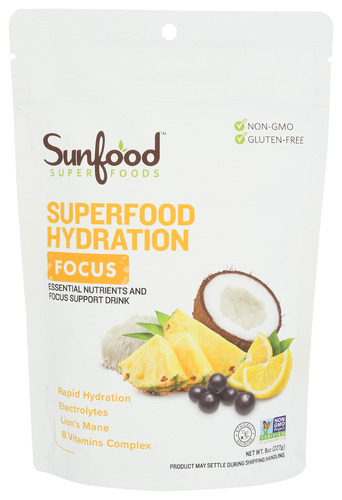 Sunfood Superfoods Superfood Hydratn Focus 8 Oz