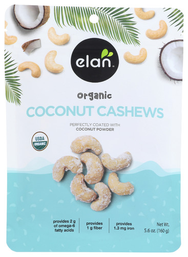 Elan Cashews Coconut Organic 5.60 Oz