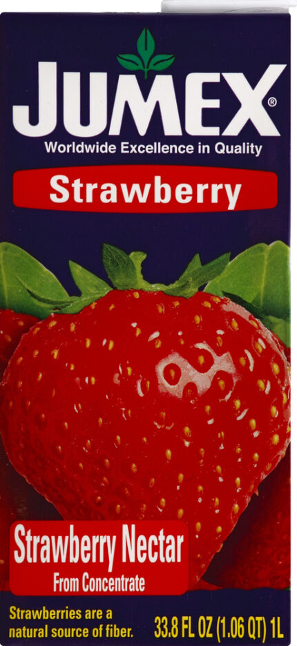 Jumex, Strawberry Nectar, Case Of 12, 33.8 Fl Oz
