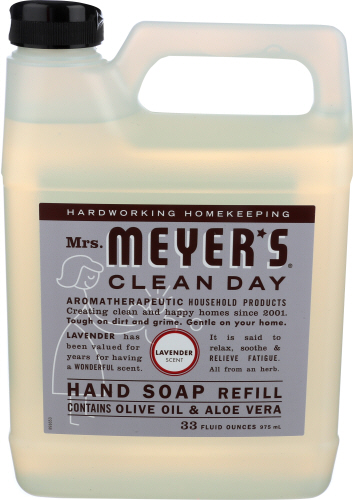 Mrs Meyers Clean Day Soap Refil Liq Lavender 33 Oz