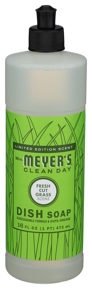 Mrs Meyers Clean Day Soap Dsh Sum Fresh Grass 16 Fo