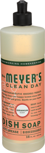 Mrs Meyers Clean Day Soap Dish Liq Geranium 16 Oz