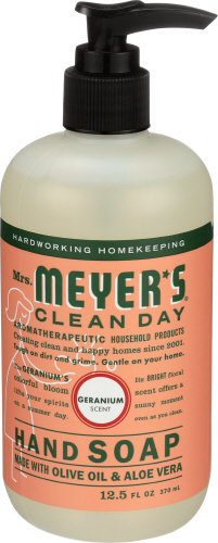 Mrs Meyers Clean Day Soap Hand Liq Geranium 12.50 Oz