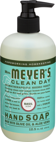 Mrs Meyers Clean Day Soap Hand Liq Basil 12.50 Oz