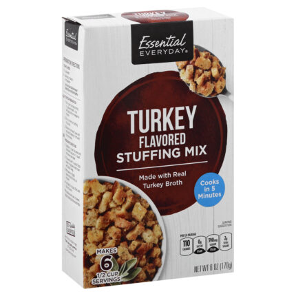 Essential Everyday, Turkey Flavored Stuffing Mix, Case Of 12, 6 Oz
