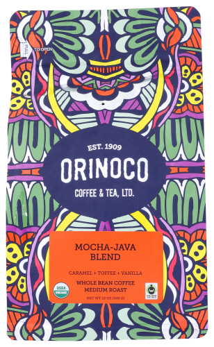 Orinoco Coffee Tea Coffee Whole Bean Mocha J Oft 12 Oz