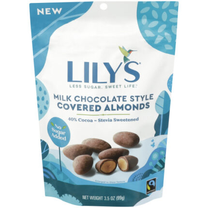 Lilys Sweets Almonds Milk Chocolate 3.50 Fo
