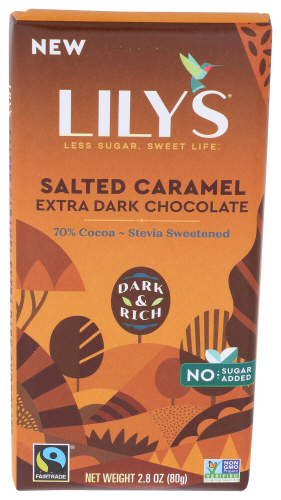 Lilys Sweets Bar Drk Choc Sltd Crml 2.80 Oz