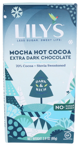 Lilys Sweets Choc Bar Mocha Hot Cocoa 2.80 Oz