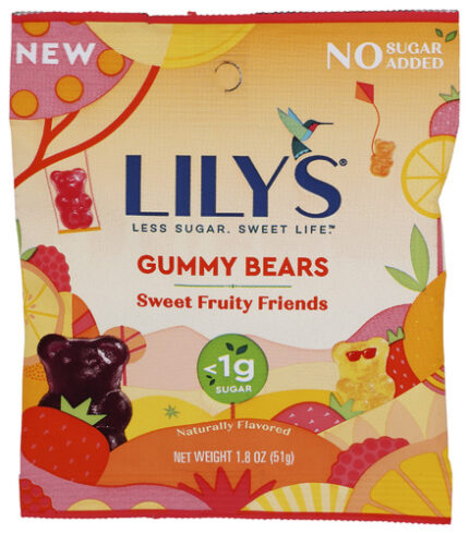 Lilys Sweets Gummy Bears Fruit 1.80 Oz