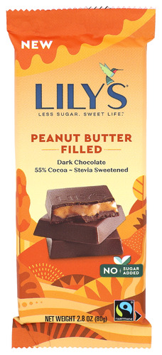 Lilys Sweets Bar Dk Choc Fld Pnut Bttr 2.80 Oz