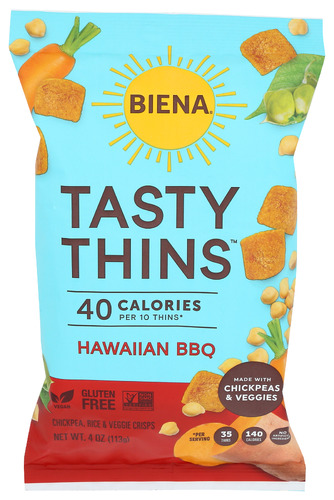 Biena Crisps Tasty Thins Hw Bbq 4 Oz