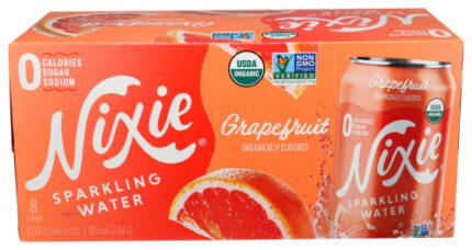 Nixie Water Sprk Grpfruit 8Pk 96 Fo