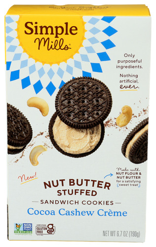 Simple Mills Cookies Sndwch Cocoa Cshw 6.70 Oz
