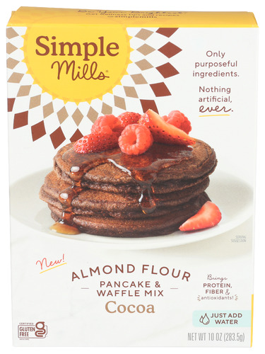 Simple Mills Mix Pancake Waffle Cocoa 10 Oz