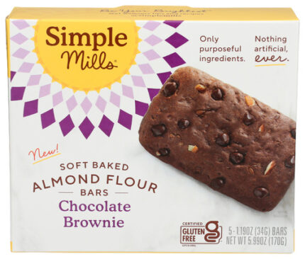 Simple Mills Bar Choc Brwnie Sft Bked 5.99 Oz
