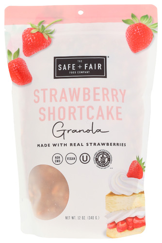 The Safe And Fair Food Co Granola Strwbrry Shrtcake 12 Oz