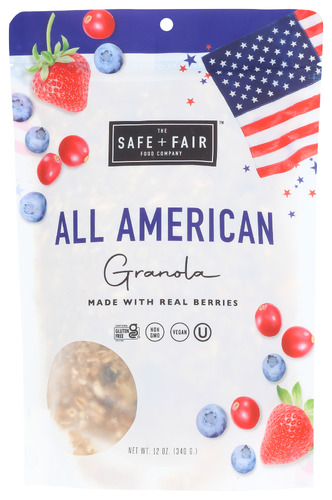 The Safe And Fair Food Co Granola All American 12 Oz