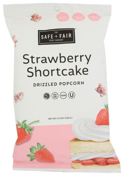 The Safe And Fair Food Co Popcorn Strwbrry Shrtcke 5.50 Oz