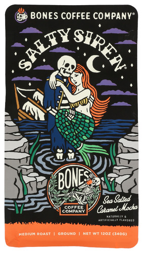Bones Coffee Company Coffee Grnd Salty Siren 12 Oz
