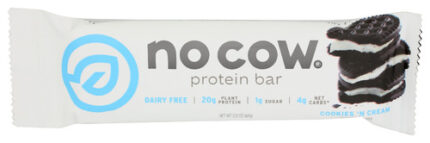 No Cow Bar Bar Cookies N Cream 2.12 Oz