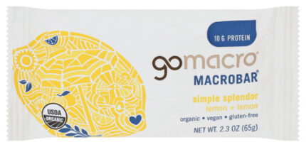 Gomacro Bar Lemon Lemon Org 2.30 Oz