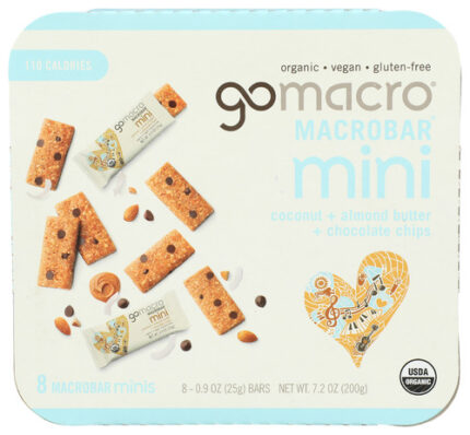 Gomacro Bar Coco Alm Mb Mini 8Pk 7.20 Oz