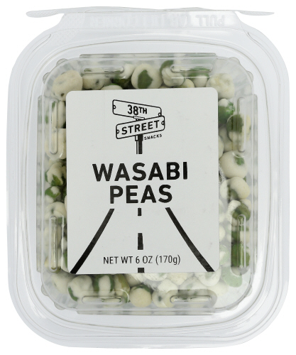 No Label Eb Peas Wasabi Tub 6 Oz
