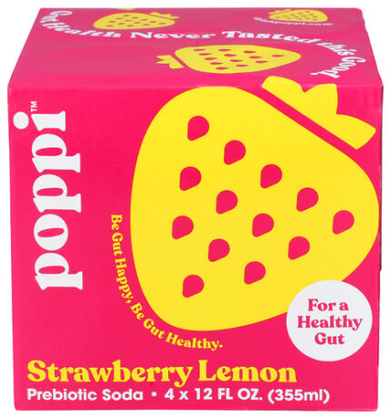 Poppi Soda Prbtc Stwbry Lem 4Pk 48 Fo