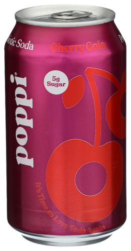 Poppi Soda Prebtc Cherry Cola 12 Fo