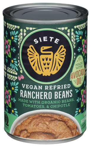 Siete Beans Refried Ranchero 16 Oz
