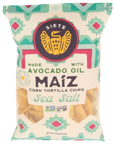 Siete Chips Trtla Maiz Sslt 7.50 Oz