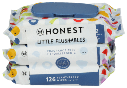 The Honest Company Wipes Flushable Frg Free 126 Ea