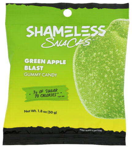 Shameless Snacks Gummy Green Apple 1.80 Oz