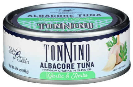 Tonnino Tuna Alb Garlic Herbs 4.94 Oz