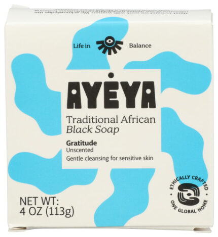 Ayeya Soap Bar Black Gratitude 4 Oz