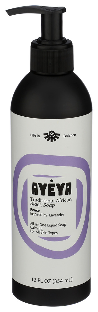 Ayeya Soap Lqd Black Peace 12 Fo