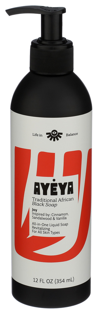 Ayeya Soap Lqd Black Joy 12 Fo