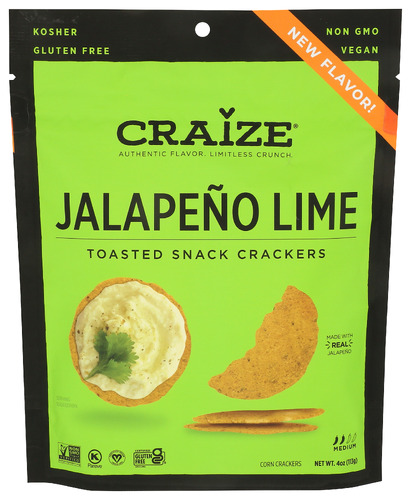 Craize Cracker Tstd Jalpno Lime 4 Oz