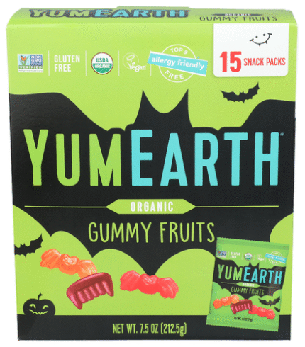 Yumearth Gummy Fruit Halloween 7.50 Oz