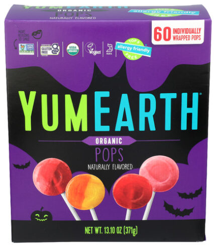Yumearth Lolli Pop Fruit Hallowen 13.10 Oz