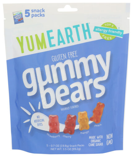 Yumearth Gummy Bear Snkpk 3.50 Oz