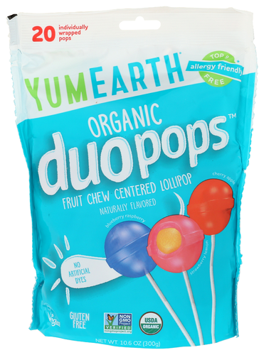 Yumearth Lolipop Dpop Frt Chw Ctr 10.60 Oz