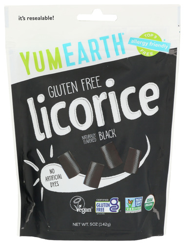 Yumearth Licorice Black Org 5 Oz